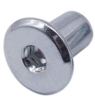 25C17NJC0Z/4MMHEX 1/4-20 X 17MM JOINT CONNECTOR NUT 4MM HEX DRIVE  ZINC